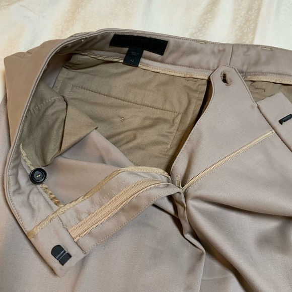 Burberry prorsum it 42 us 8 flare pants tan virgin wool stretch - Picture 9 of 16